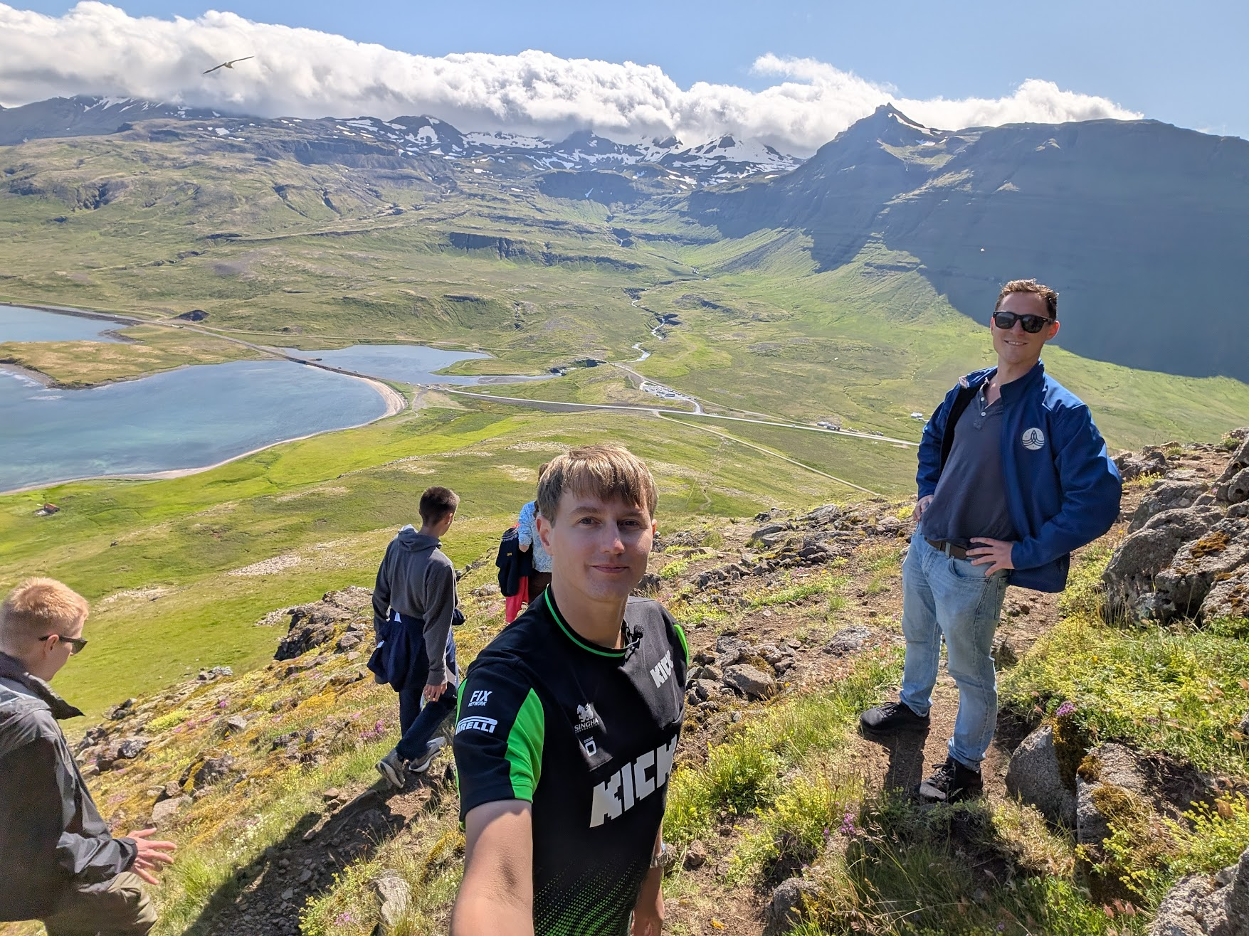 Iceland mountain with Michael